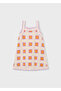 Crochet Embroidered Knitted Girls' Dress 3935