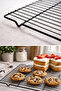 Metal Cookie Cooling Wire Rack – Professional Rack for Cookies, Cakes, and Pastries – Home Pastry Tools - 30X30Cm - 2