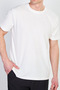 Men's Crew Neck Wrinkled T-Shirt - White - 4