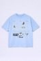Oversize Unisex T-Shirt 100% Cotton Printed T-Shirt Comfortable Fit