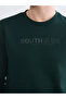 Southbluegreen Crew Neck Printed Men's Thick Sweatshirt - 3