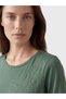 Original Floral Embroidered 100% Cotton Women's T-Shirt - 3