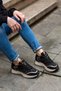 Cora Lace-Up Women's Sneaker with Stone Detail - 4
