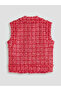 Nevavm Oval Collar Plaid Women's Tweed Vest with a Difference - 7
