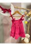 Thin Summer Gingham / Plain Dress with Bow (Hat Included) - Tight Fit - 2