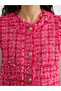 Nevavm Oval Collar Plaid Women's Tweed Vest with a Difference - 3