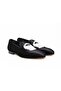 Black Color Laceless Genuine Leather Velvet Gray Embroidered Men's Shoes