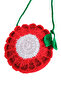 Handmade Knitted Floral Patterned Girl's Shoulder Bag - 4