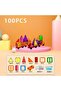 100 Pcs Magnetic Tiles Set Stem Building Blocks Magnet Puzzle 3D Construction Magnet Building Blocks - 2