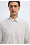 M0212004 Linen Blend Shirt Regular Fit Men's Shirt White - 6