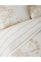 Garden Toile Cotton Sheet Double Duvet Cover Set 200X220 cm Beige - 5