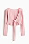 Cropped long-sleeved yoga top - 5