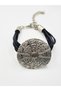 Zamak Metal (0 Nickel) Vintage-Gothic Adjustable Leather Bracelet - 4