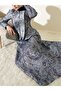 Embossed Pattern Jacquard Skirt Suit