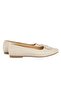 Women's Buckle Leather Ballerinas Dg6010 - 5