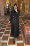 Black Farima Jacket Form-Fitting Button Detailed Pleated Skirt Set Tns-4376