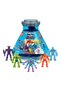 Hybrid Monster Lab Mega Pack with 5 Figures Mix Match Parts Reveal Colors Collectible Toy Set - 2