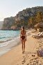 High Waist Gathering Chocolate Brown Bikini Set |   Summer Stylish & Fit Look - 3