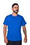 Company-Specific Printed Single Jersey Crew Neck T-Shirt Blue - 2