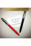 Pen Sentinel 321 Black Barrel Brushed Chrome + Chrome Plate Trims Bp - 4