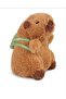 Cute Capybara Plush Sleeping and Playmate 17 cm