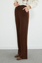 Beli Lace-Up Pocketed Muslin Fabric Trousers - 7