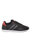 Black and White Lace-Up Lightweight Men's Sports Shoes 2001 Tares m - 3