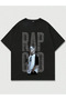 Eminem Printed Unisex Oversize Cut 100% Cotton Crew Neck Rap T-Shirt