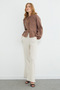 Beli Lace-Up Pocketed Muslin Fabric Trousers - 4