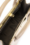 Women's Faux Leather Beige Handbag - 6