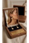 316L Steel Earrings, Anti-Tarnish, Anti-Allergic, with Tuğra Figure (2 Years Importer Guarantee) - 2