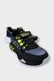Velcro Lightweight Anatomical Sole Casual Sneaker Children's Sports Shoes Black - Yellow - 2