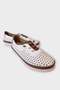 Women's Daily Lightweight Seasonal Comfortable Smart Lace-Up Orthopedic Casual Shoes Beige - 2