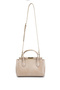 Women's Faux Leather Beige Handbag - 7