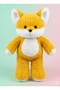 Baby Fox Plush Toy with Shorts 45cm Furry Soft Fabric Sleeping Companion Plush Doll - 3
