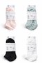 12 Pairs + Colors Cotton Women's Derby Booties Socks - 3