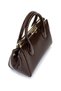 Women's Faux Leather Brown Handbag - 5
