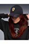 Men's Black Ferrari Logo Hat - Adjustable Sports Cap - Premium Cotton Fabric-C3
