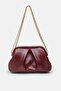 The Moiss Women's Burgundy Chain Strap Soft Textured Daily Stylish Clutch Hand, Arm, and Shoulder Bag - 3