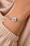 316L Stainless Steel Unisex Bracelet Set with Left Hand Key Figure – Gold & Silver Color 2-Piece Minimalist Set - 4