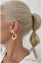 Women's Steel Large Earrings - 3