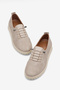 Women's Beige Thermo Sole Comfortable Fit Daily Use Ballet Flats