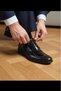 464 Men's Classic Patent Leather Shoes – Stylish Shiny Leather Lace-Up Oxford Shoes for Groomsmen & Special Occasions - 6