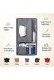 Car Sun Visor Tissue Holder Organizer with Card Slots & Pen Holder – PU Leather Multifunction - 3