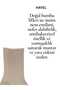 3-Piece Cream Colored Seamless Bamboo Non-Squeezing Rubber Socks for Diabetics Men's Socks - 2