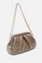 Women's Dark Mink Chain Strap Soft Textured Daily Stylish Clutch Hand, Arm and Shoulder Bag - 2