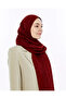 Alia Jacquard 60% Lyocell 40% Cotton Shawl-4-Red - 2
