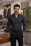 Long Sleeve Regular Fit Classic Collar Cotton Easy Iron Pocketed Oxford 4 Season Shirt - 2