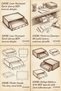 Hidden Drawer Organizer under Desk Storage Container Light Oak Color Model 3 - 3