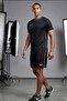 Men's Dri-Fit Breathable Training T-Shirt and Sports Shorts Set